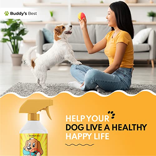 BUDDY'S BEST Anti Chew Spray For Puppies & Dogs | Stop Chewing Training Spray For Dogs | Deters Chewing & Biting | Fast Acting, Effective & Safe Remedy | 250ml