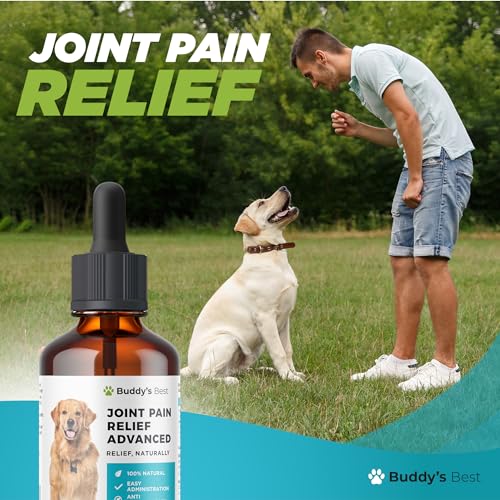 BUDDY'S BEST Joint Pain Relief Advanced For Dogs - Fast-Acting, Natural Formula for Enhanced Canine Mobility & Comfort - 50ml