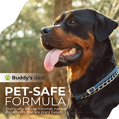 BUDDY'S BEST Dog Ear Cleaner | Premium Dog Ear Drops With 100% Natural Ingredients | Fast, Effective, and Affordable Dog Ear Cleaner Solution | Perfect Itch Free Formula for Fresh Smelling Ears