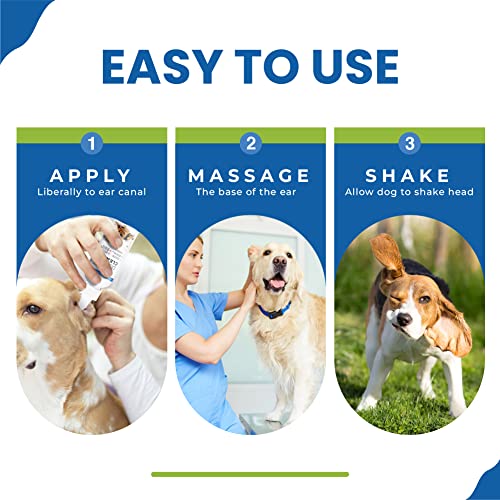 BUDDY'S BEST Dog Ear Cleaner | Premium Dog Ear Drops With 100% Natural Ingredients | Fast, Effective, and Affordable Dog Ear Cleaner Solution | Perfect Itch Free Formula for Fresh Smelling Ears